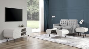 Cividale – Astana Grey TV Stand, Coffee Table and Side Table – Furniture Set