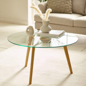 Lucera – Round Glass Coffee Table