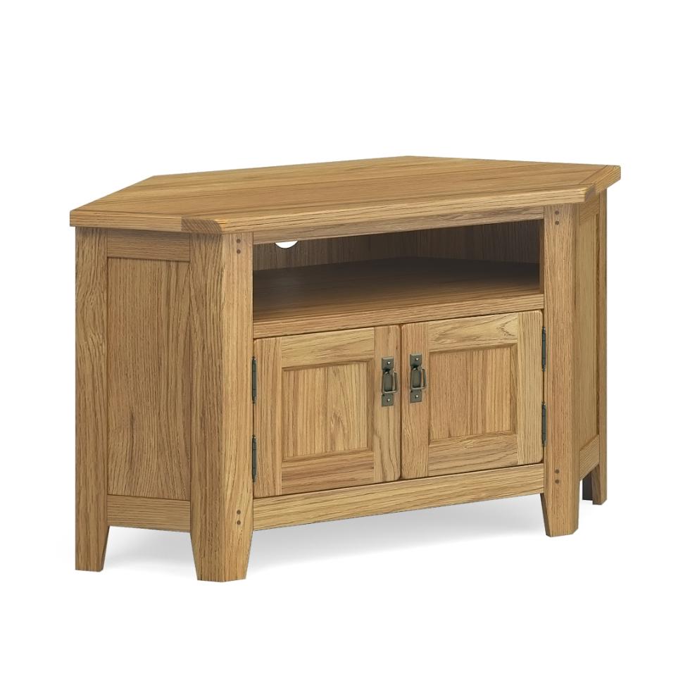 Burford - Corner Tv Unit With Door - Main Image