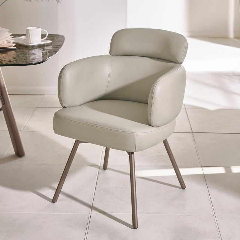 Set of 2 Callisto Swivel Dining Chairs - Main Image