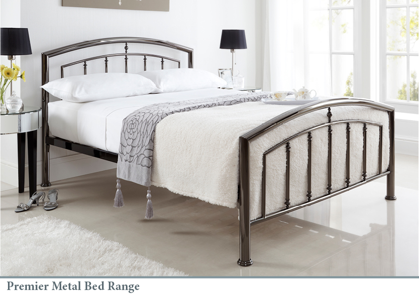 Cadiz Black | Premier metal beds | 50013 - Main Image