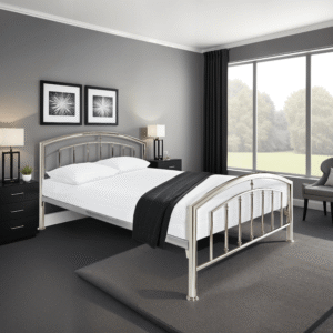 Crowther – Cadiz Chrome | Premier metal beds | 50014
