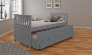 Crowther – Captains Bed Grey | Guest Beds | Bunk Beds | 50075