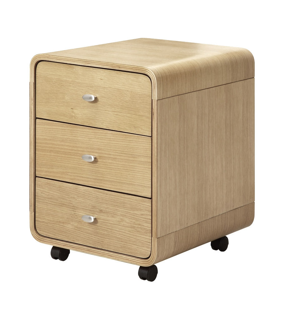 Helsinki Oak 3 Drawer Pedestal - Main Image