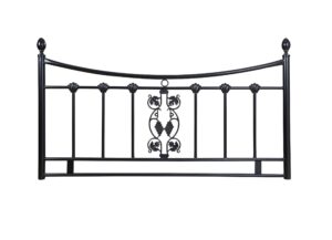 Crowther – Elaine | Black Essential metal headboards | 50033black