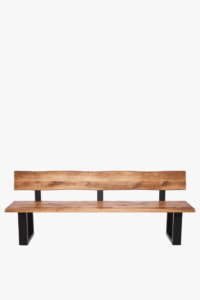 Deauville Bench with a Back A (U – Shaped Leg, 4 x 10 cm)
