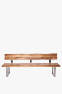 Deauville Bench with a Back B (U – Shaped Leg, 3 x 6 cm)
