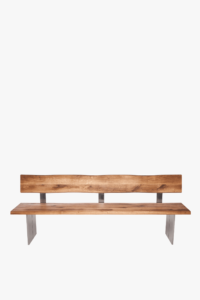 Deauville Bench with a Back D (Full Leg, 1,8 cm Thick)