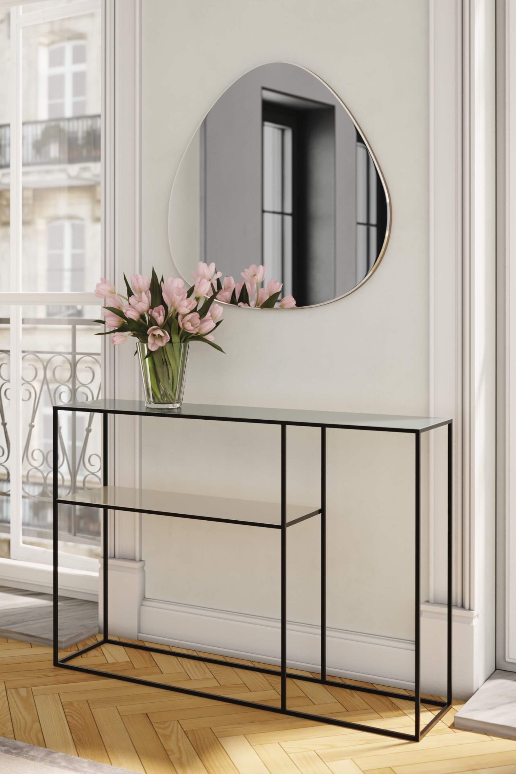 Fulham Console Table (Light Blue) - Main Image