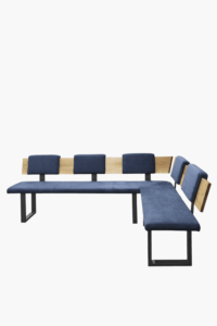 Deauville Upholstered Corner Bench with a Back