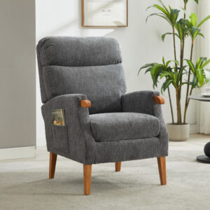Braga – Fireside Armchair – Anthracite Fabric