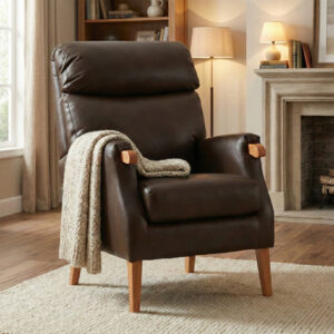 Braga – Fireside Armchair – Tan Pu