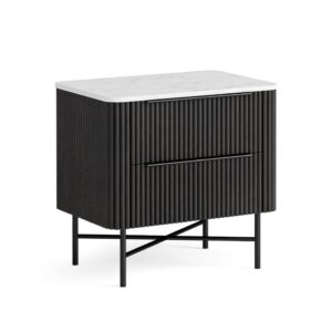 Uffculme – Fluted Bedside With Handle