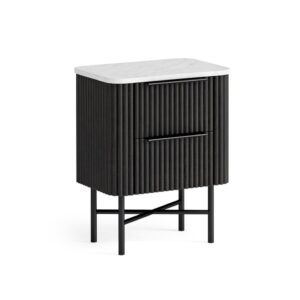 Uffculme – Fluted Narrow Bedside With Handle