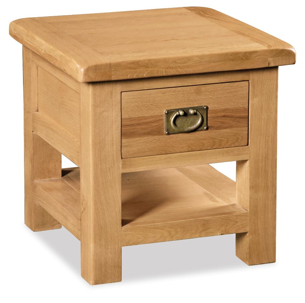 Salisbury - Lamp Table With Drawer - Main Image