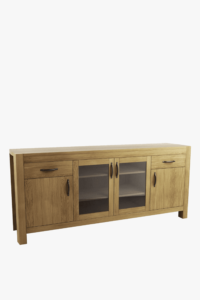 Dole 2 Wood 2 Glass Door Sideboard