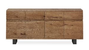 Barnstaple – Tea Tree Live Edge Sideboard 1800 Metal Base