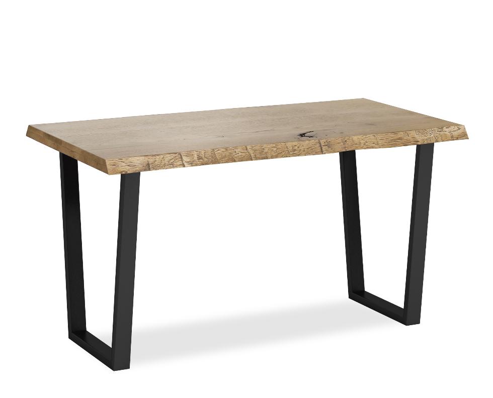 Oak Mill - Tea Tree Dining Table 1400 Metal Base - Main Image