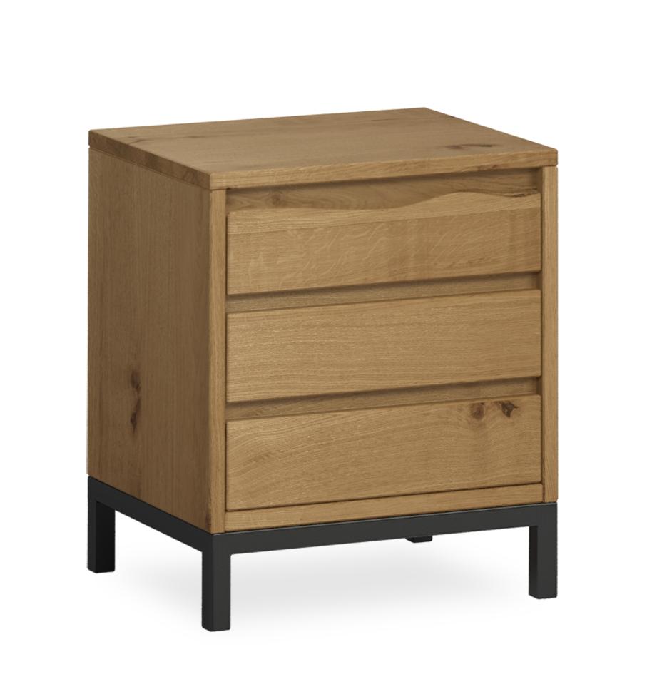 Oak Mill - Waxed Oak Bedside - Main Image