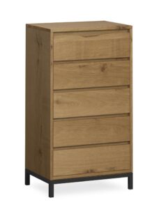 Barnstaple – Waxed Oak 5 Drawer Chest