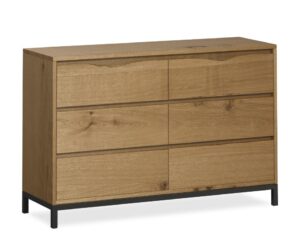 Barnstaple – Waxed Oak 6 Drawer Chest