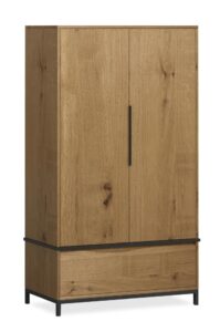 Barnstaple – Waxed Oak Gents Wardrobe