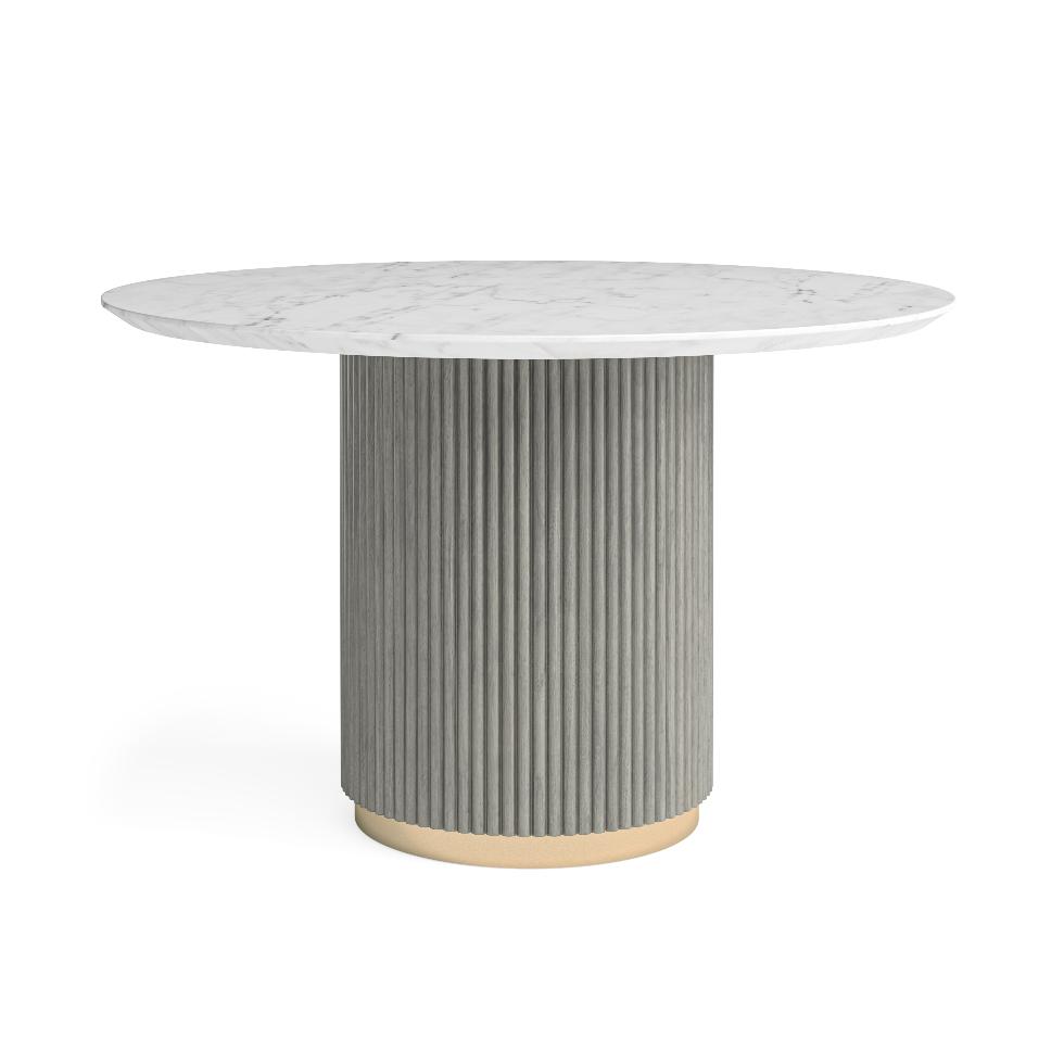 Isabella - Round Dinning Marble Top - Main Image