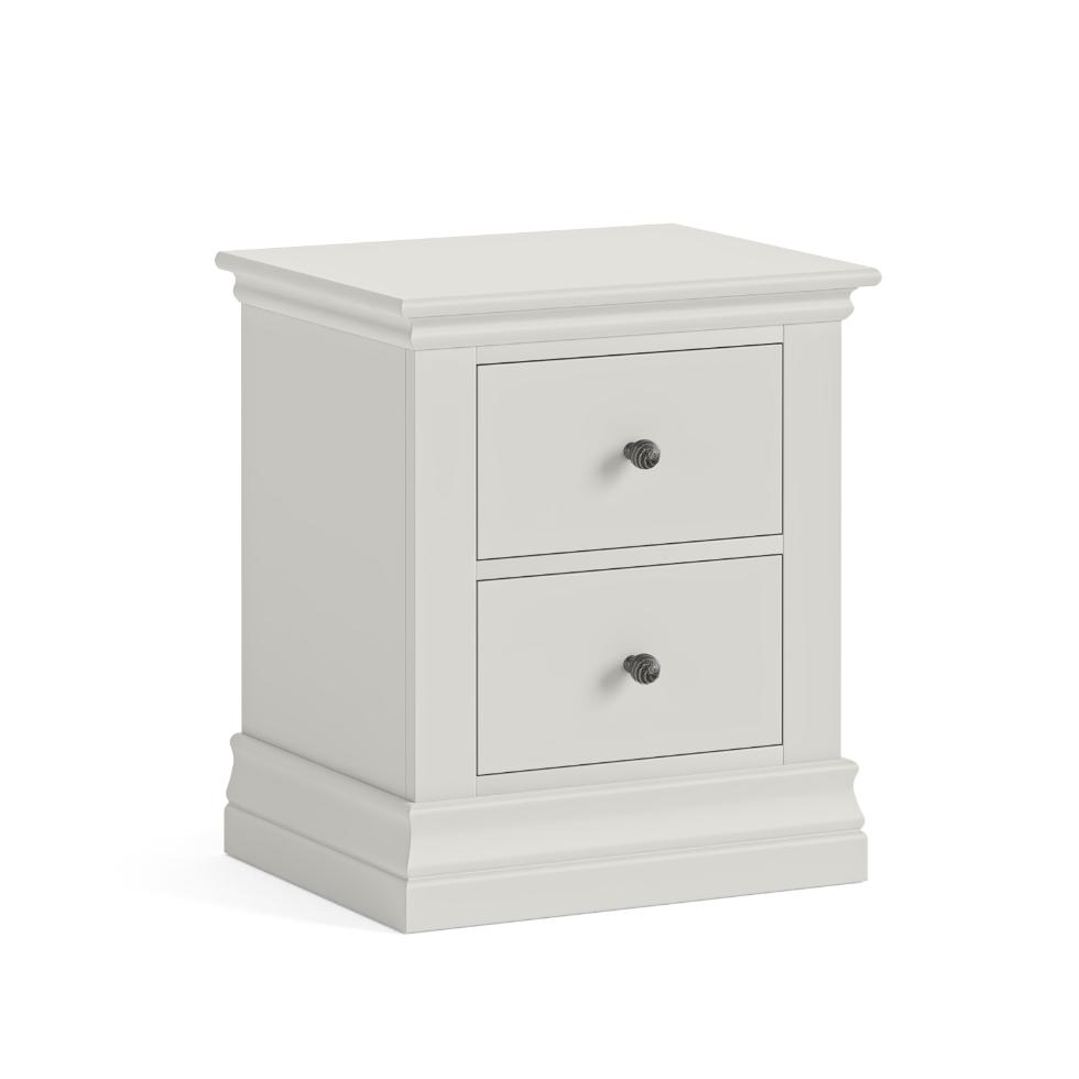 Bordeaux - Bedside 2 Drawer - Cotton - Main Image