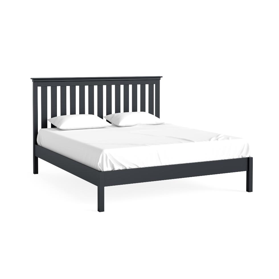Bordeaux - Low Foot Bed 6'- Charcoal - Main Image