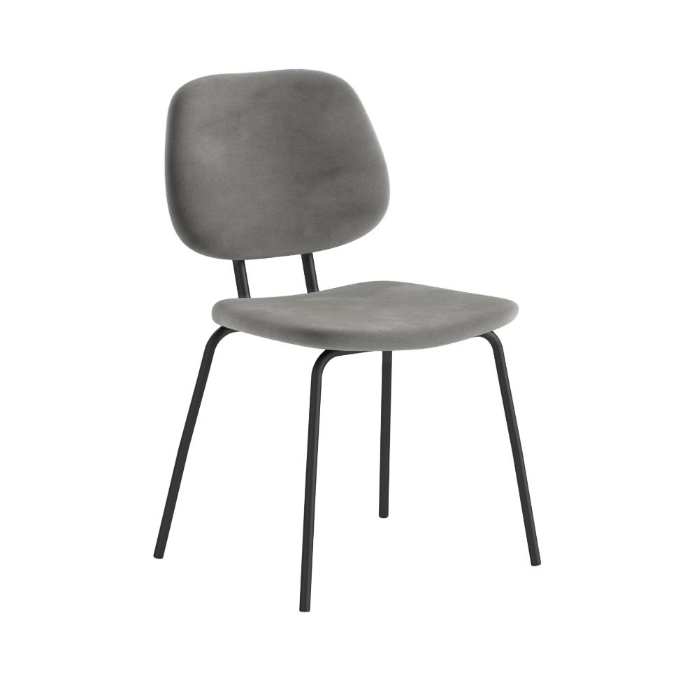 Soho - Dining Chair Hy-70185-T2 (Grey Velvet 17) - Main Image