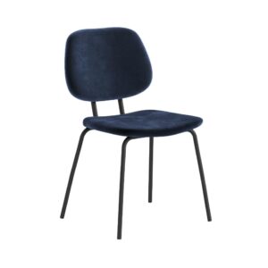 Honiton – Dining Chair Hy-70185-T2 (Blue Velvet 54)