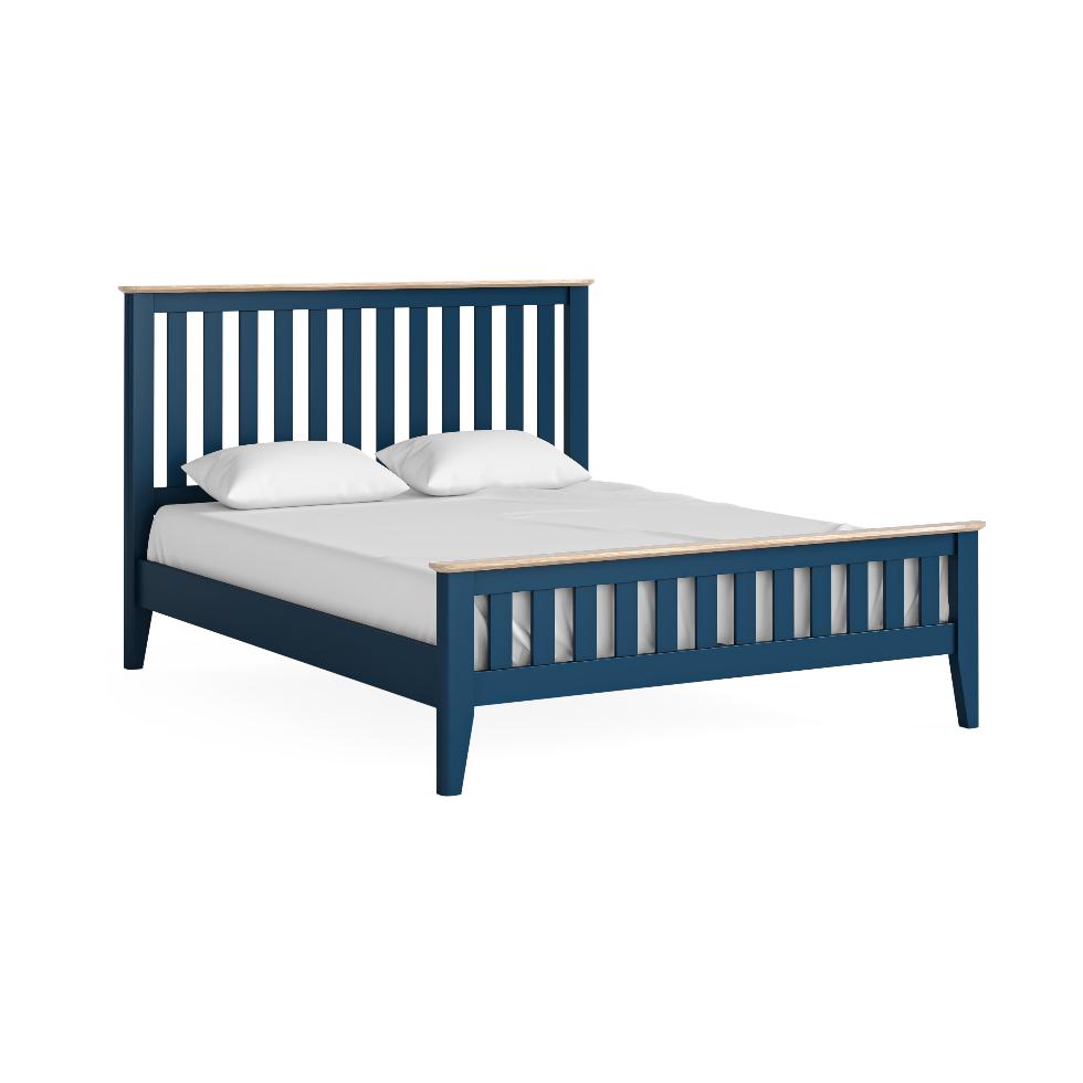 Marlow - Slatted Bed 5' Navy - Main Image