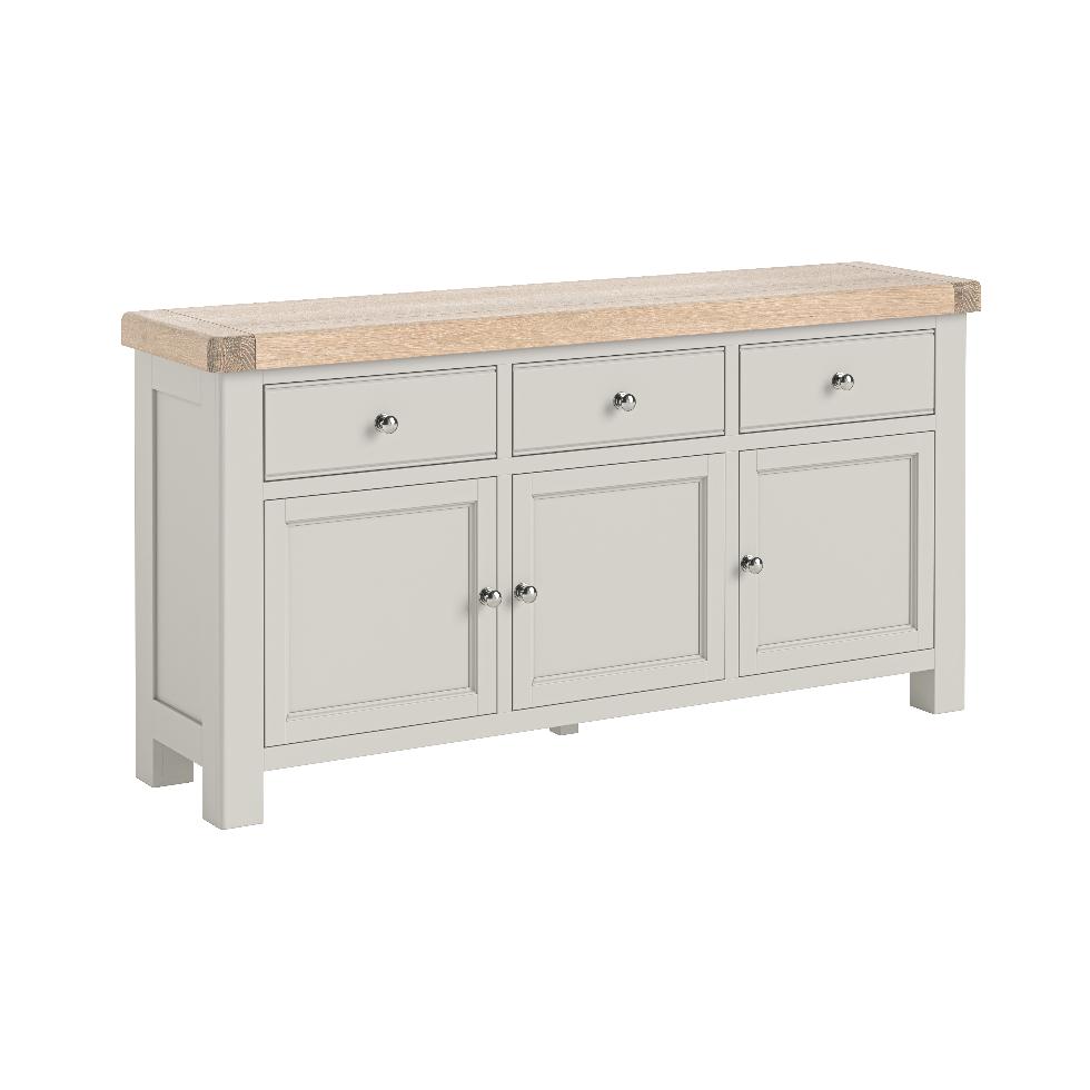 Salcombe - Large Sideboard Light Grey - Main Image