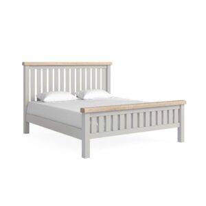 Knaresborough – 6′ Bed Slatted Light Grey