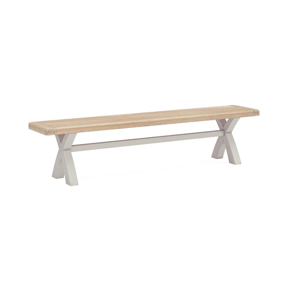 Salcombe - Cross Bench 2000 Without Cushion Light Grey - Main Image