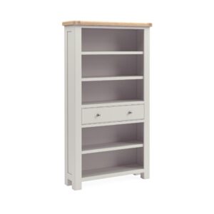 Knaresborough – Large Bookcase Light Grey