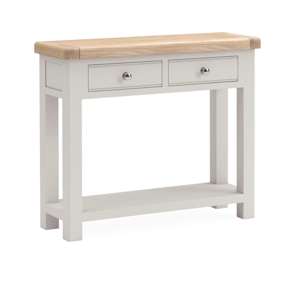 Salcombe - Console Table Light Grey - Main Image