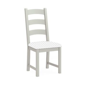 Knaresborough – Dining Chair Without Cushion Light Grey