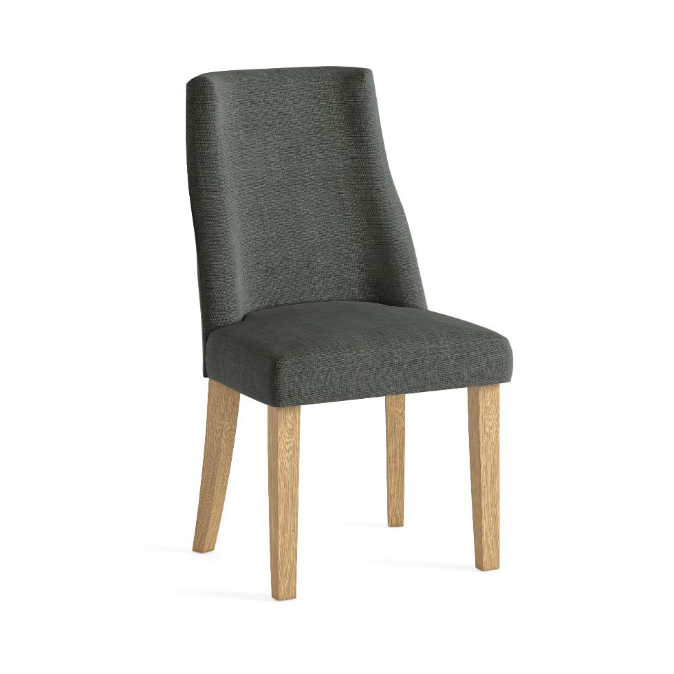 Normandy - Dining Chair - Charcoal - Main Image
