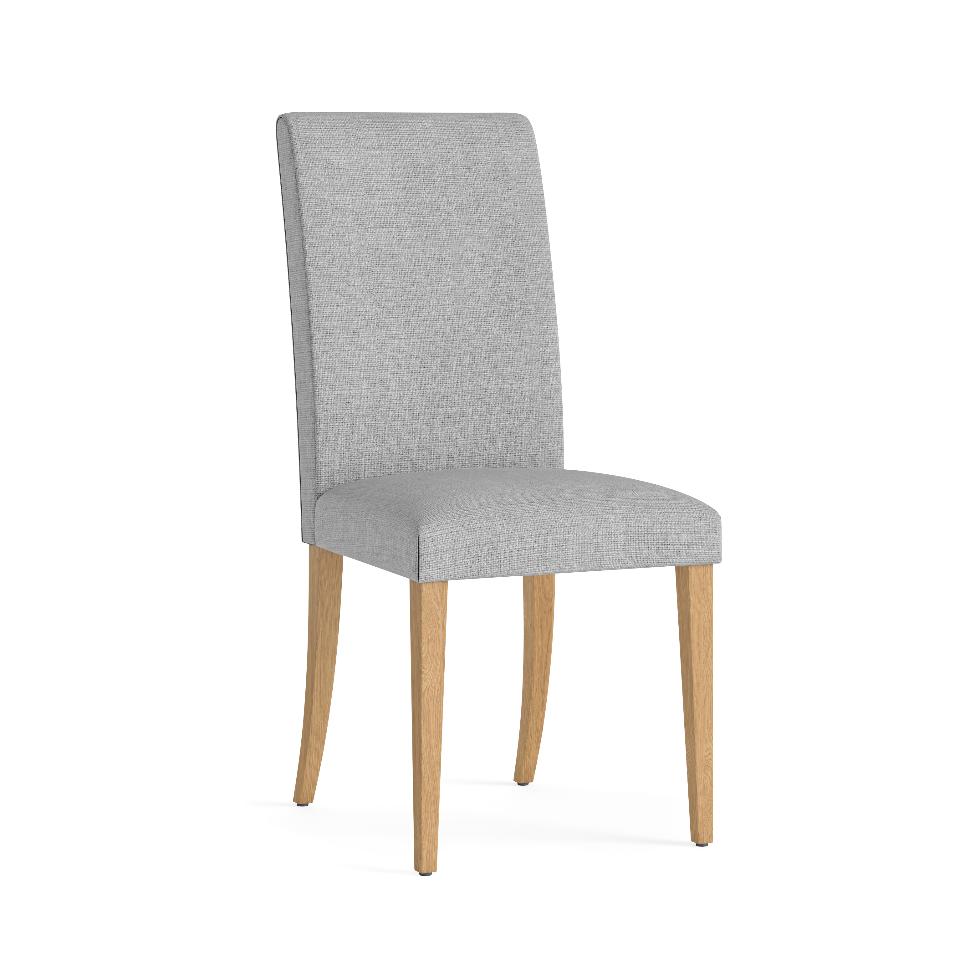 Salisbury Lite - Harper Dining Chair Natural Oak Legs Beige - Main Image
