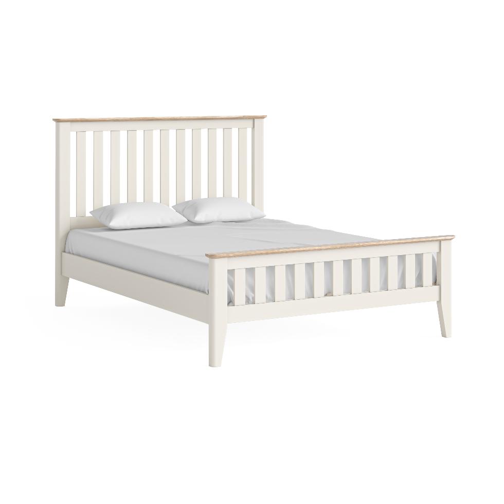 Marlow - Slatted Bed 4'6 Coconut Milk - Main Image
