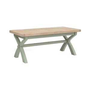 Knaresborough – Cross Leg Ext Dining Table Sage