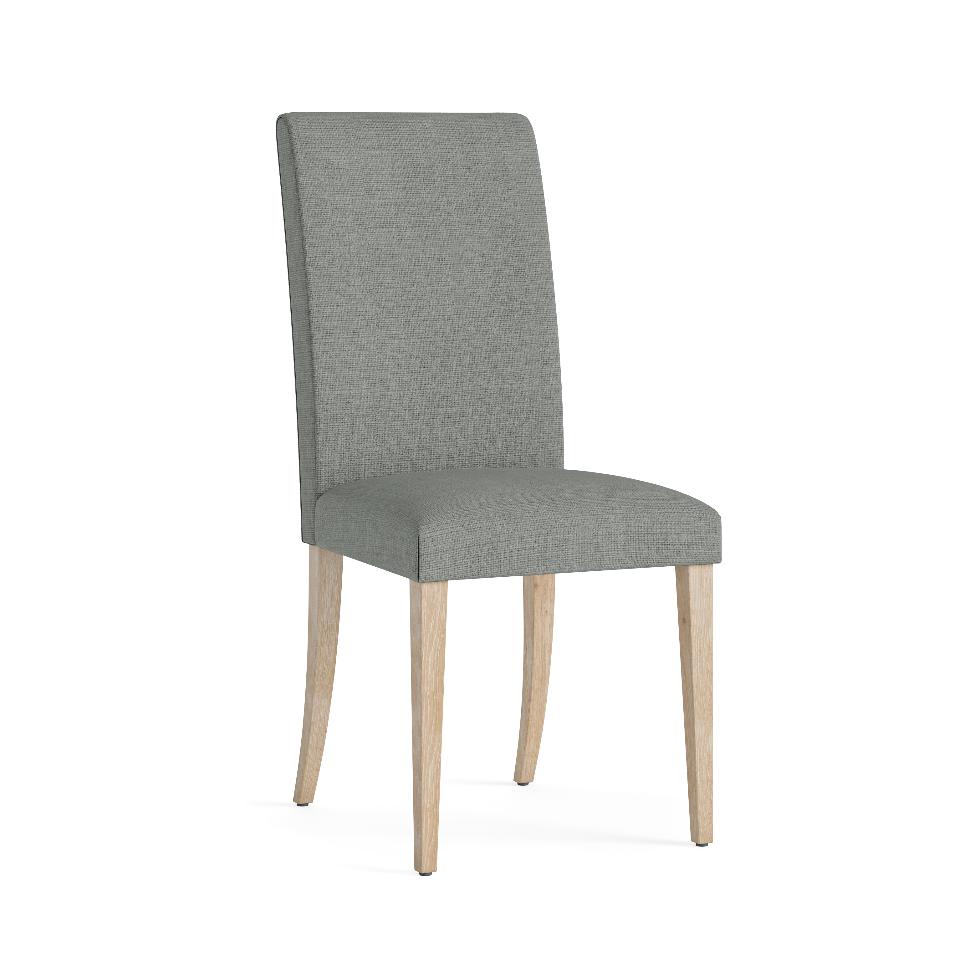 Marlow - Clara Dining Chair White Wash Legs Grey - Main Image