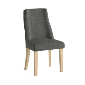 Salisbury – Upholstered Dining Chair Kd – Charcoal – Light Leg