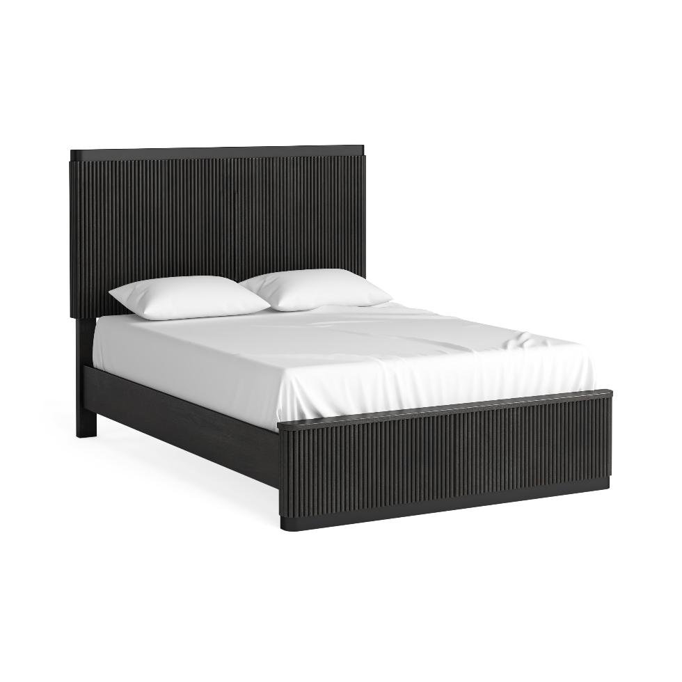 Lucas - Fluted Bed 4'6' Ft - Main Image