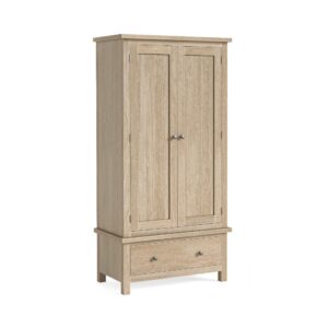 Bella Oak – Gents Wardrobe Oak White Wash