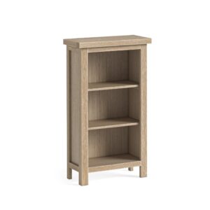 Bella Oak – Mini Bookcase Oak White Wash