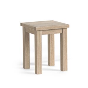 Bella Oak – Lamp Table Oak White Wash