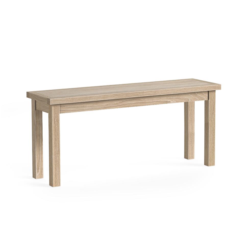 Modern Country - Bench Oak White Wash - Main Image