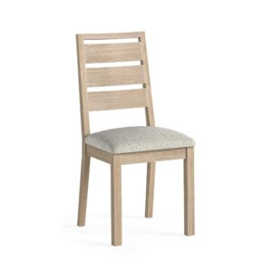 Bella Oak – Dining Chair Oak White Wash (Bouncle White)